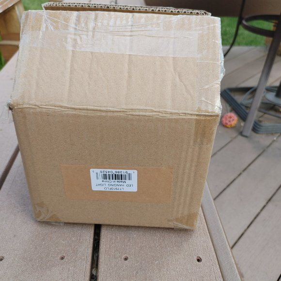 Wind & Weather Antiqued Metal Hanging Indoor/Outdoor Flower Light - Picture 9 of 10